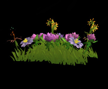 Wildstar Housing - Garden Flower Clump (Style 3)