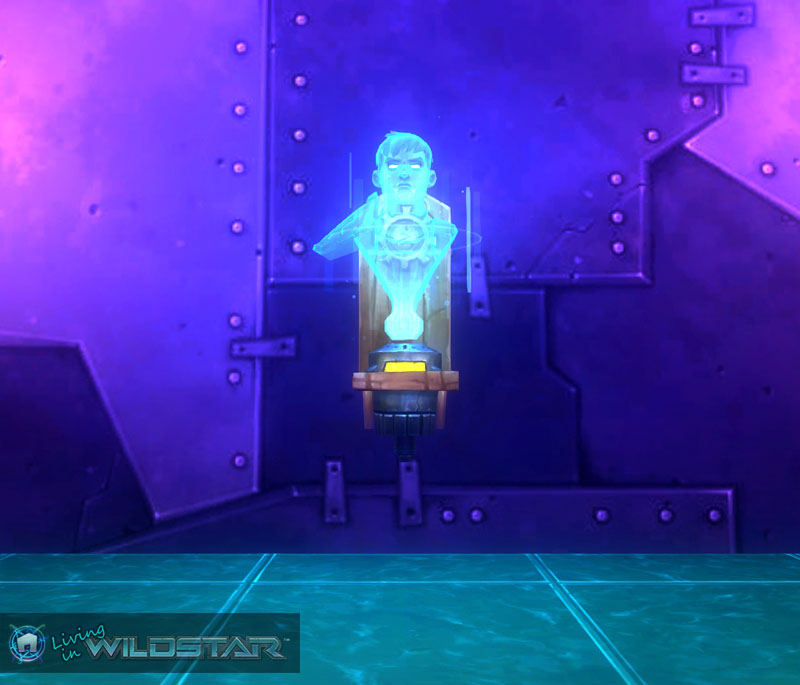 Wildstar Housing - Holographic Bust (Exile)