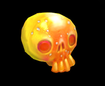 Wildstar Housing - Candy Skull (Yellow)