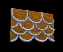 Wildstar Housing - Gingerbread Roof (Frosted)