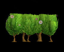 Wildstar Housing - Spring Hedge (Rounded)