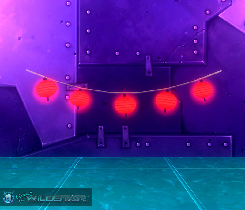 Wildstar Housing - Party Lanterns (Red)