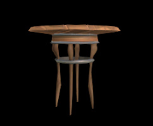 Wildstar Housing - Round Table (Wooden)
