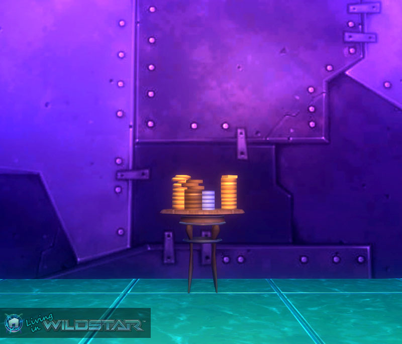 Wildstar Housing - Stack of Plastic Coins